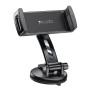 Yesido - Car Holder (C171) - Clamp Grip, Tablet, Phones 4.7 - 12", for Dashboard, Windshield - Black