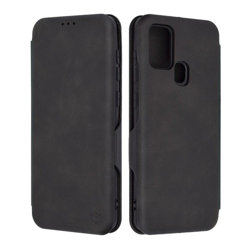 Husa pentru Samsung Galaxy A21s Techsuit Safe Wallet Plus, Black