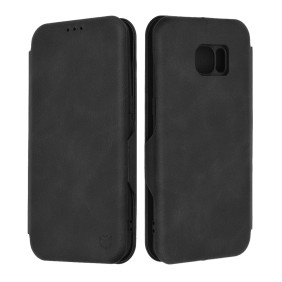 Husa pentru Samsung Galaxy S7 Edge Techsuit Safe Wallet Plus, Black