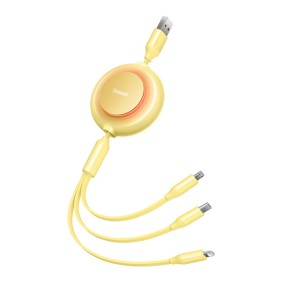 Cablu de Date Retractabil - Baseus Bright Mirror 2 (CAMJ010011) - Yellow