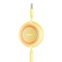 Cablu de Date Retractabil - Baseus Bright Mirror 2 (CAMJ010011) - Yellow