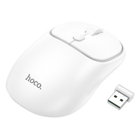 Mouse Fara Fir 2.4G, 1600 DPI - Hoco Royal (GM25) - Space White