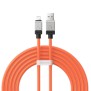 Cablu de Date USB la Lightning Fast Charging, 2.4A, 2m - Baseus CoolPlay Series (CAKW000507) - Orange