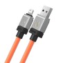 Cablu de Date USB la Lightning Fast Charging, 2.4A, 2m - Baseus CoolPlay Series (CAKW000507) - Orange