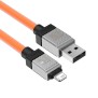 Cablu de Date USB la Lightning Fast Charging, 2.4A, 2m - Baseus CoolPlay Series (CAKW000507) - Orange