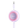 Cablu de Date Retractabil - Baseus Bright Mirror 2 (CAMJ010005) - Purple