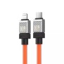 Cablu de Date USB-C la Lightning Fast Charging, 20W, 2m - Baseus CoolPlay Series (CAKW000107) - Orange