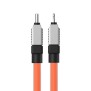 Cablu de Date USB-C la Lightning Fast Charging, 20W, 2m - Baseus CoolPlay Series (CAKW000107) - Orange