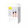 Cablu de Date USB-C la Lightning Fast Charging, 20W, 2m - Baseus CoolPlay Series (CAKW000107) - Orange