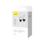 Cablu de Date USB la Lightning Fast Charging, 2.4A, 2m - Baseus CoolPlay Series (CAKW000502) - White