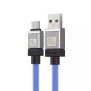 Cablu de Date USB la Type-C Super Fast Charging PD100W, 2m - Baseus CoolPlay Series (CAKW000703) - Blue