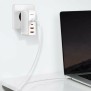 Incarcator 2x USB-C PD 100W, 2x USB-A QC3.0 + Cablu Type-C - Baseus (CCGAN2P-L02) - White