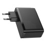 Incarcator 2x USB-C PD 100W, 2x USB-A QC3.0 with Cable Type-C to Type-C - Baseus (CCGAN2P-L01) - Black