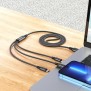 Cablu USB-A la Type-C, Lightning, Micro-USB, 2A, 1m - Hoco Super (X76) - Black