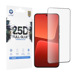 Folie pentru Xiaomi 13 - Lito 2.5D FullGlue Glass - Black