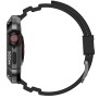 Husa pentru Apple Watch 7 / 8 / 9 (45mm) + Curea - Lito Metal RuggedArmor (LS002) - Grey