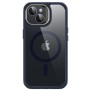 Husa pentru iPhone 15 + Folie - ESR Armor Tough Kickstand HaloLock - Clear Dark Blue