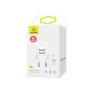 Usams - Travel Charging Set (XTXLOGT18TC05) - T20 Dual USB Round Travel Charger with U35 Type-C data cable, 1m - White