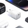 Usams - Wall Charger X-ron Series (US-CC183) - Single Port Fast Charging, USB-C PD20W, 3A - White