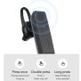 Casca Bluetooth 5.0 cu Microfon, Noise-Cancelling - Usams (BHUBT201) - Black