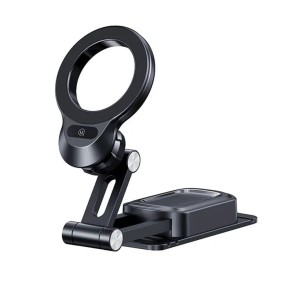 Usams - Car Holder (US-ZJ076) - Universal Magnetic MagSafe Phone Grip for Center Console - Black