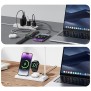 Usams - Wireless Charging Station 4in1 (US-CD195) - with Table Lamp for iPhone, iWatch, AirPods, 15W, 3A - White