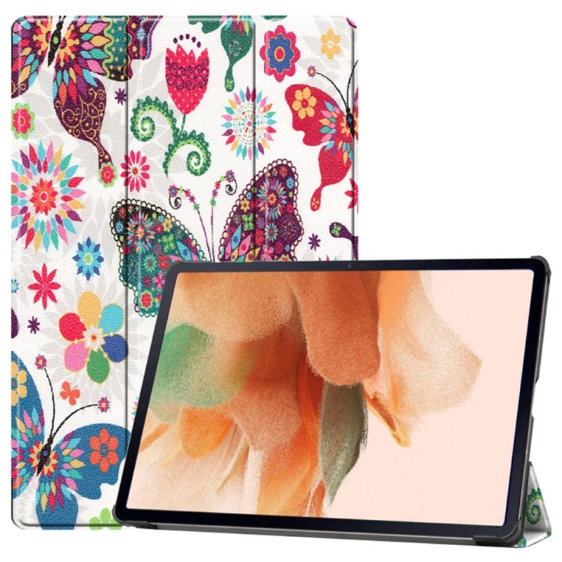 Husa pentru Samsung Galaxy Tab S7 Plus / S8 Plus / S7 FE - Techsuit FoldPro - Butterfly