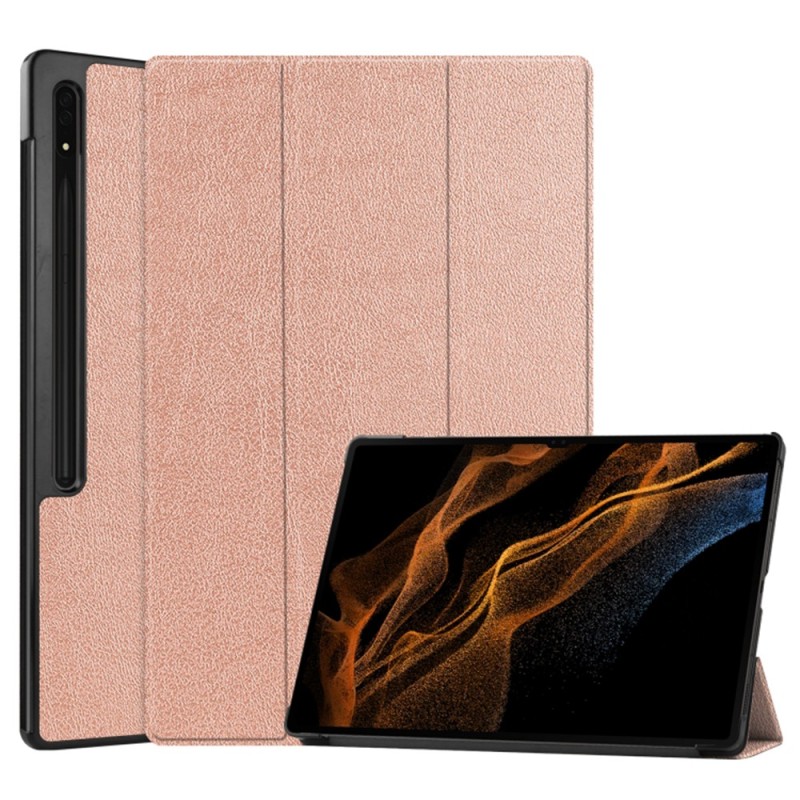 Husa pentru Samsung Galaxy Tab S8 Ultra / S9 Ultra - Techsuit FoldPro - Rose Gold