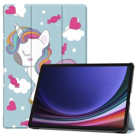 Husa pentru Samsung Galaxy Tab S9 / S9 FE - Techsuit FoldPro - Unicorn