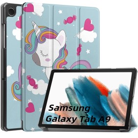 Husa pentru Samsung Galaxy Tab A9 - Techsuit FoldPro - Unicorn