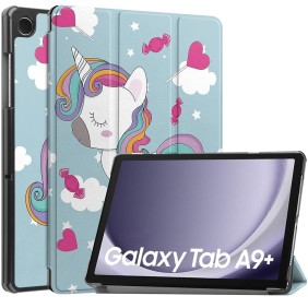 Husa pentru Samsung Galaxy Tab A9 Plus - Techsuit FoldPro - Unicorn