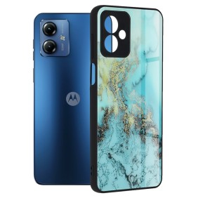 Husa pentru Motorola Moto G14 - Techsuit Glaze Series - Blue Ocean