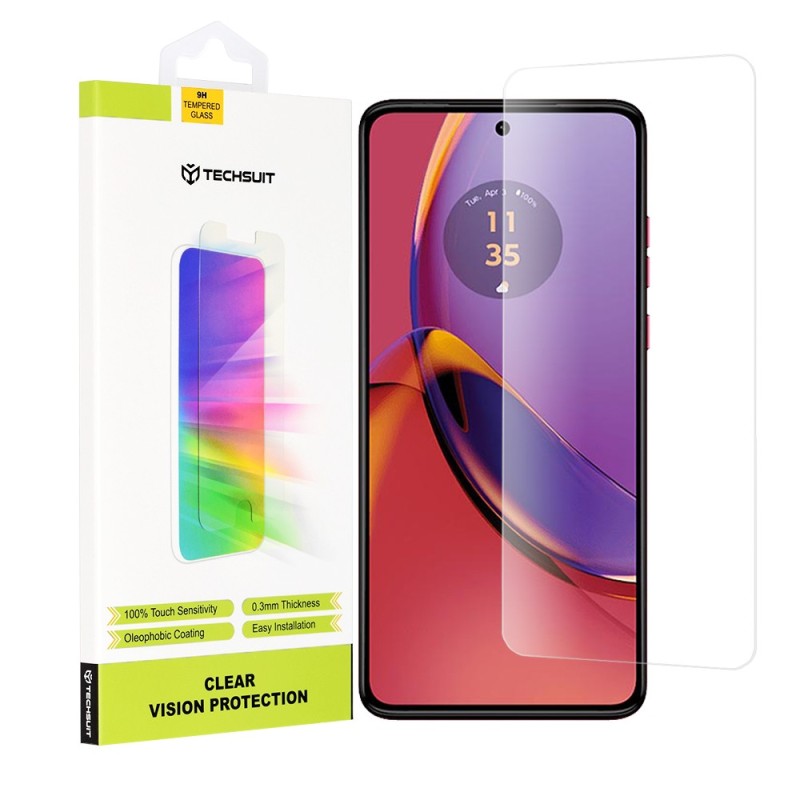 Folie pentru Motorola Moto G84 - Techsuit Clear Vision Glass - Transparent