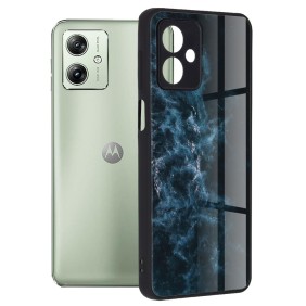 Husa pentru Motorola Moto G54 - Techsuit Glaze Series - Blue Nebula