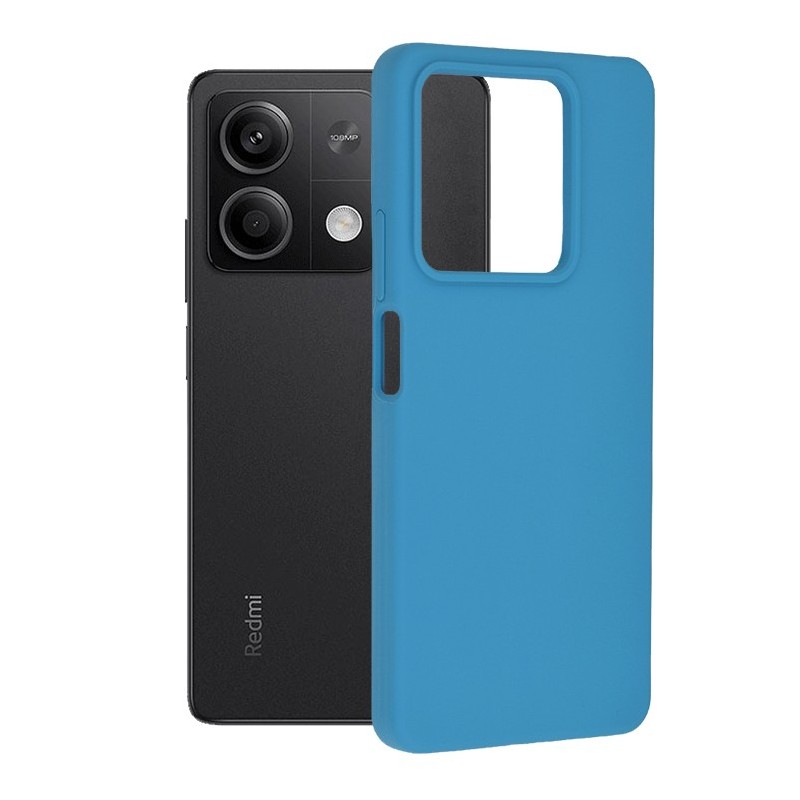 Husa pentru Xiaomi Redmi Note 13 5G - Techsuit Soft Edge Silicone - Denim Blue