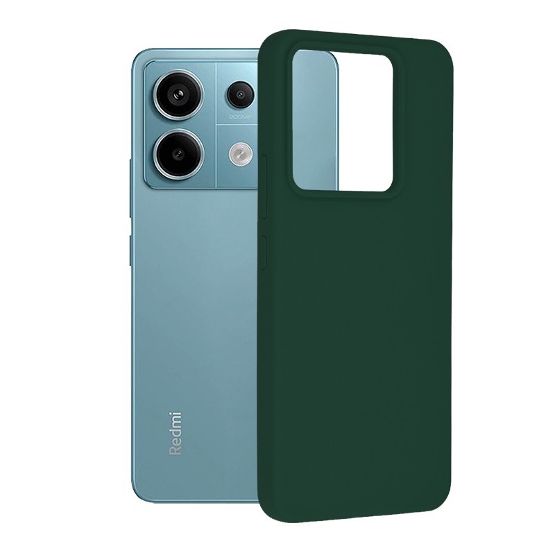 Husa pentru Xiaomi Redmi Note 13 Pro 5G / Poco X6 - Techsuit Soft Edge Silicone - Dark Green