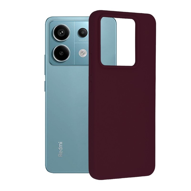 Husa pentru Xiaomi Redmi Note 13 Pro 5G / Poco X6 - Techsuit Soft Edge Silicone - Plum Violet