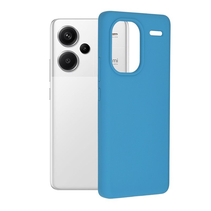 Husa pentru Xiaomi Redmi Note 13 Pro+ 5G - Techsuit Soft Edge Silicone - Denim Blue