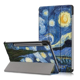 Husa pentru Samsung Galaxy Tab S8 Ultra / S9 Ultra - Techsuit FoldPro - Starry Night