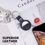 Husa pentru AirTag - Techsuit Secure Leather Holder (SLH1) - Blue
