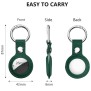 Husa pentru AirTag - Techsuit Secure Leather Holder (SLH1) - Green