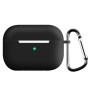 Techsuit - Silicone Case - for Apple AirPods Pro 1 / 2, Smooth Ultrathin Material - Black