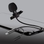 Micofon tip Lavaliera Type-C, Jack Female 3.5mm, Noise Reduction - Techsuit (WL2) - Black