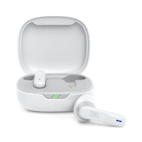 Casti in-ear Bluetooth cu microfon TWS - JBL (Wave 300) - White