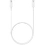 Samsung - Data Cable (EP-DG977BWE), Type-C to Type-C, 100W, 0.98m - White (Bulk Packing)