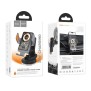 Suport cu Incarcare Wireless, 15W - Hoco Transparent Discovery Edition (HW8) - Metal Gray