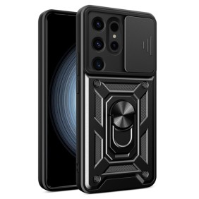 Husa pentru Samsung Galaxy S24 Ultra - Techsuit CamShield Series - Black