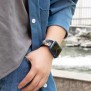 Curea pentru Apple Watch 1/2/3/4/5/6/7/8/9/SE/SE 2/Ultra/Ultra 2 (42/44/45/49mm) - Techsuit Watchband (W032) - Cowboy Green