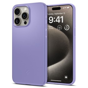 Husa pentru iPhone 15 Pro Max - Spigen Thin Fit - Iris Purple