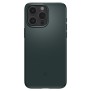 Husa pentru iPhone 15 Pro Max - Spigen Thin Fit - Abyss Green